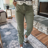 Mice Olive HR Crop Joggers