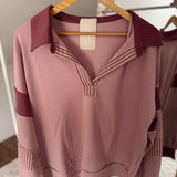 Plus Rosewood Blocks Sweatshirt