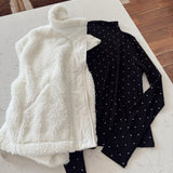 Black Polka Party Top