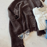 Dark Brown Spencer Cardigan