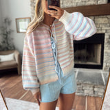 Bubblegum Dream in Color Cardigan