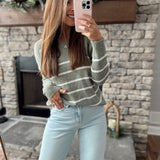 Sage Simply Sweet Lightweight Sweater