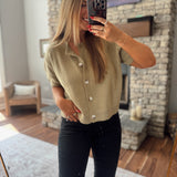 Light Olive Evania Cardigan