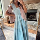 Brume Light Denim Sleeveless Midi