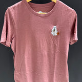 Embroidered Ghost Tee IN STOCK