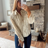 Sand Braelyn Blouse