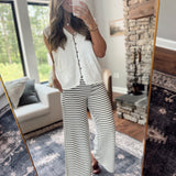 Off White Charlee Button Up Sweater Vest