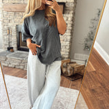 Charcoal Moriah Oversized Tee