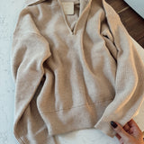Sand Midway Knit Pullover