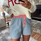 Red Heart Plaid Boxer Shorts
