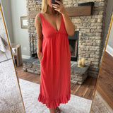 Poppy In My Moment Midi Dress