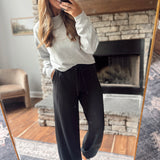 Black Dallas Scuba Relaxed Joggers