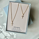 Mama + Me Cross Necklace Set