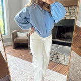 Risen Cream HR Barrel Jeans