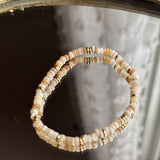 Natural Coastal Calm Beaded Bracelet