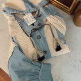 Rae Cream Waffle Knit Hooded Button Down Shacket