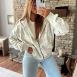 Gray Hidden in Sight Hoodie
