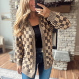 Brown Coffeehouse Cardigan