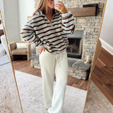 White Melange Tinley Sweatpants