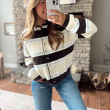 Brown Moments Cardigan