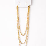 Triple The Fun Chain Link Necklace IN STORE