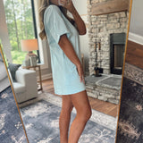 Comfort Cutie Ice Blue Romper