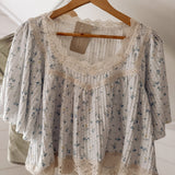 Pale Blue Selah Top