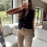 Buttoned Essential Sweater Vest