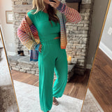 Kelly Green Hot Girl Errands Set