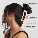 Brown Marble Jumbo Claw Clip IN STORE