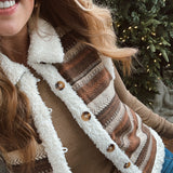 Winter Lodge Shearling Vest