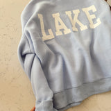Blue Beach Mock Neck Sweatshirt