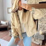 Sandy Beige Vessie Barn Jacket