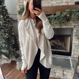 Crystal Gray London Scuba Cardigan