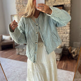 Denim Quilt Trip Jacket