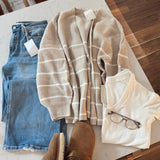 Taupe Warm Whispers Cardigan