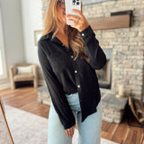 Black Jace Button Down Top