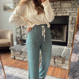 Deep Green Mabel Jogger Lounge Pants