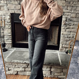 Vervet Engross HR Wide Leg Trouser Denim