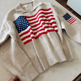 Oatmeal Freedom Trail Sweater