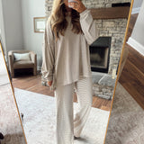 Almond Amore Oversized Top