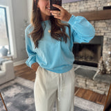 Blue Wrenlee Crewneck