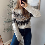 Oatmeal Winter Classic Sweater