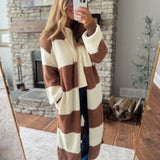 Brown Just My Type Cardigan