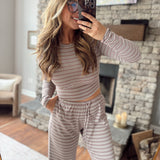 Mauve & Brown Raquel Top