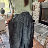 Dusky Petals Floral Printed Skirt