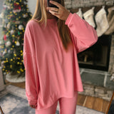 Pink Amore Oversized Top