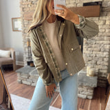 Olive Vessie Barn Jacket