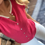Red Simple Joy Top