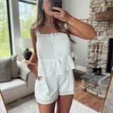 White Delicate Touch Romper